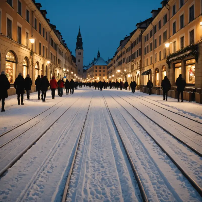 Piste di pattinaggio su ghiaccio temporanee: magia natalizia in città