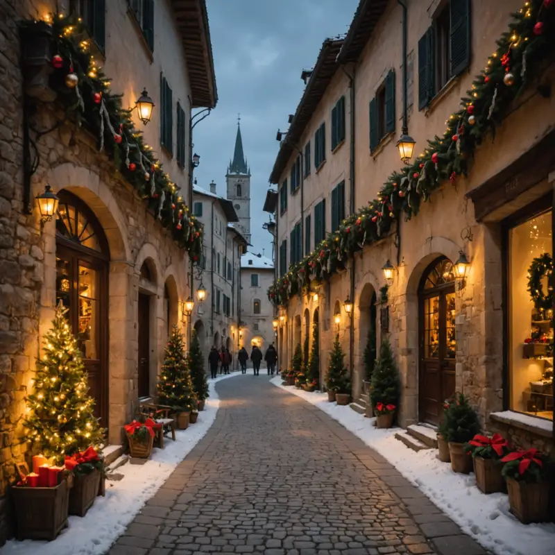 Atmosfere magiche: i borghi illuminati e i paesi decorati per Natale