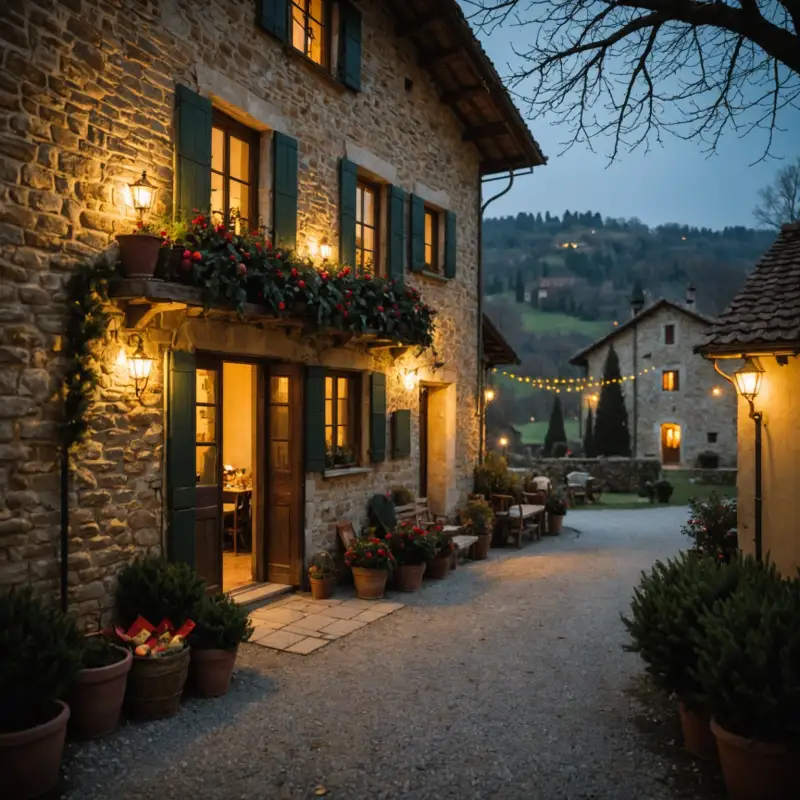 Capodanno in agriturismo: vivere la magia della campagna a Natale