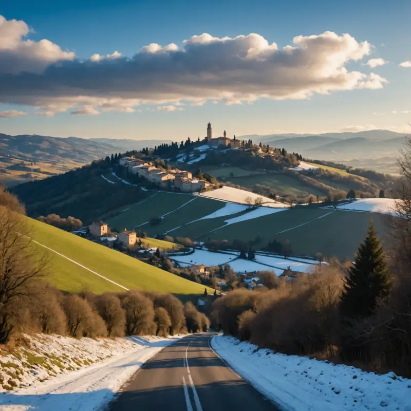 Inverno tra le colline del Valdarno Aretino: itinerari in auto e borghi nascosti