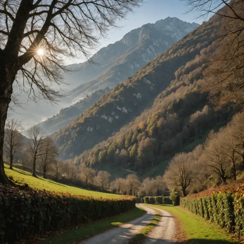 Foliage d’inverno a Massa-Carrara: scoperte sorprendenti tra foglie secche e borghi senza tempo