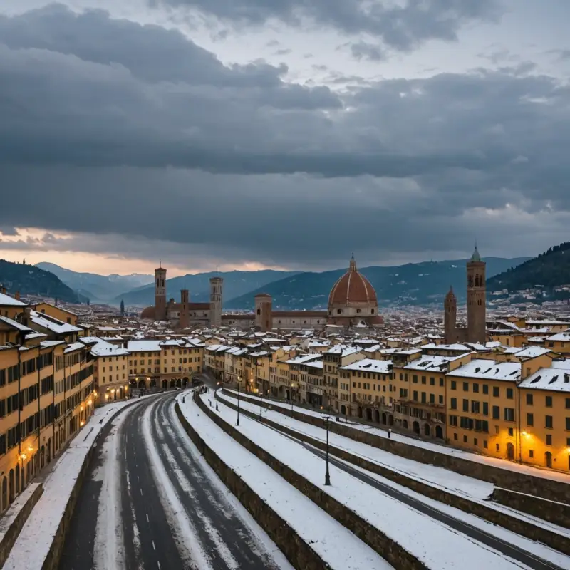 Neve d’inverno e webcam: come seguire il meteo in tempo reale nella provincia di Firenze