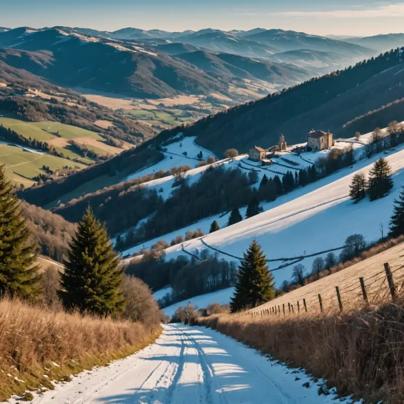Alla scoperta delle colline e dei borghi del Casentino in inverno: itinerari in auto tra arte, natura e tradizioni