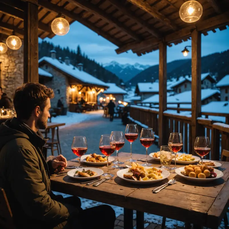 Aperitivo in baita all’Abetone: esperienze invernali tra gusto e atmosfera